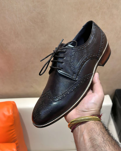 Classic Brogues in Brown Calf Leather