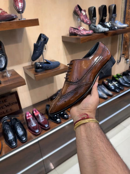 Walnut Brown Brogue Oxfords