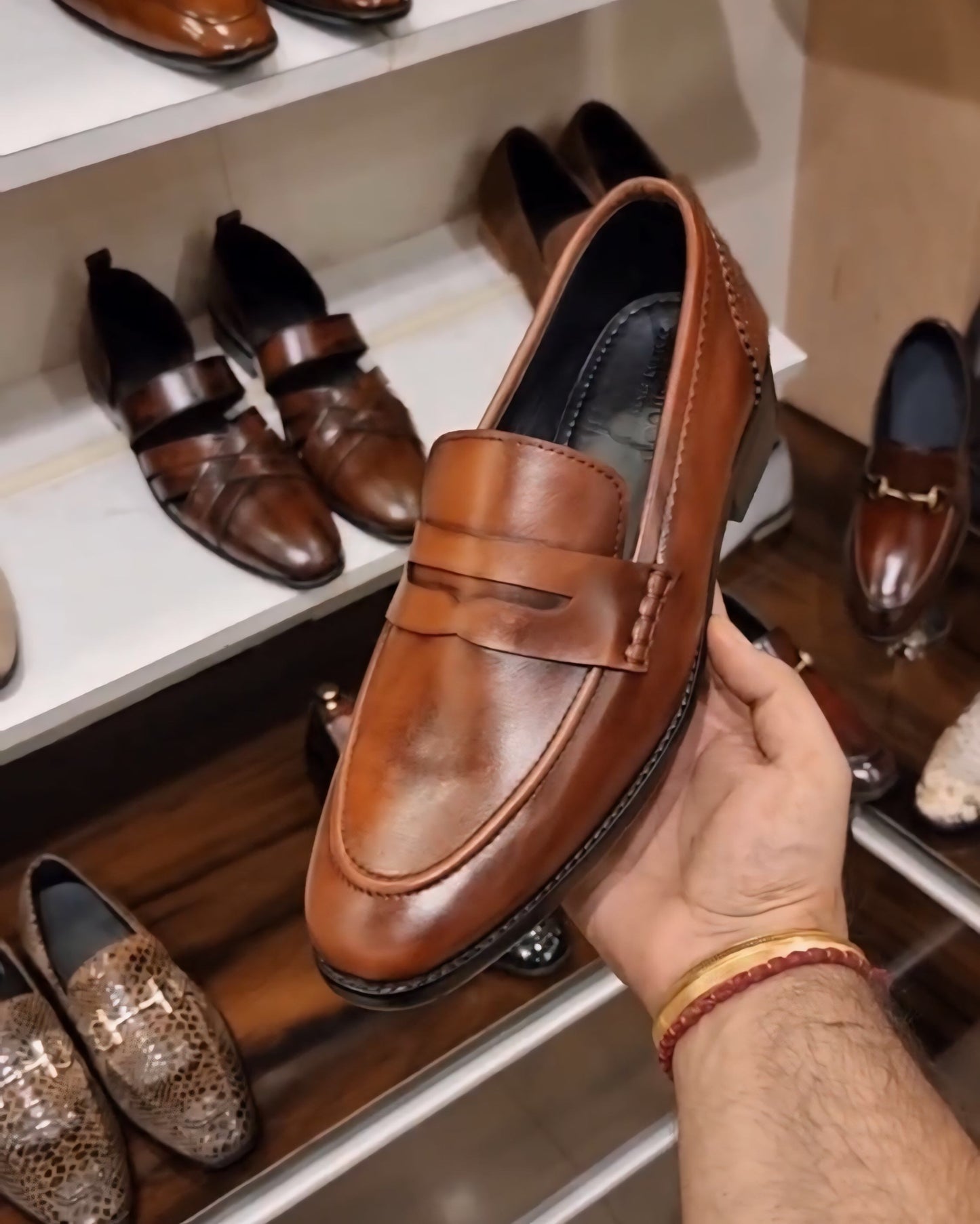 Classic Tan Penny Loafers