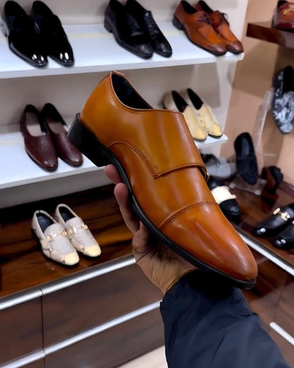 Classic Tan Monk Straps