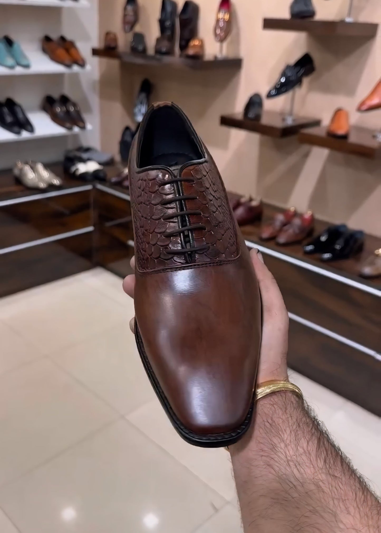 Chocolate Brown Spectator Oxfords