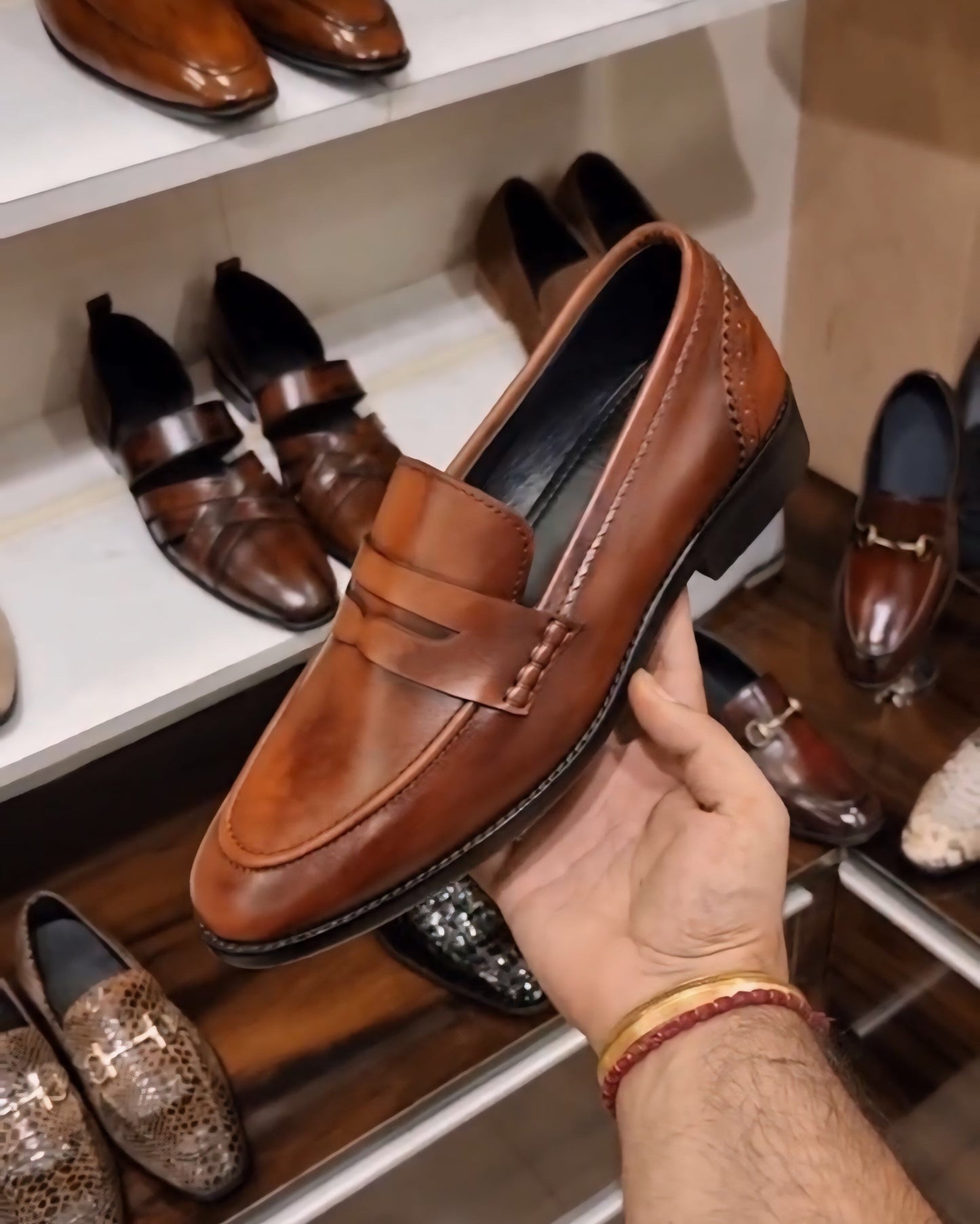 Classic Tan Penny Loafers