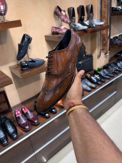 Walnut Brown Brogue Oxfords