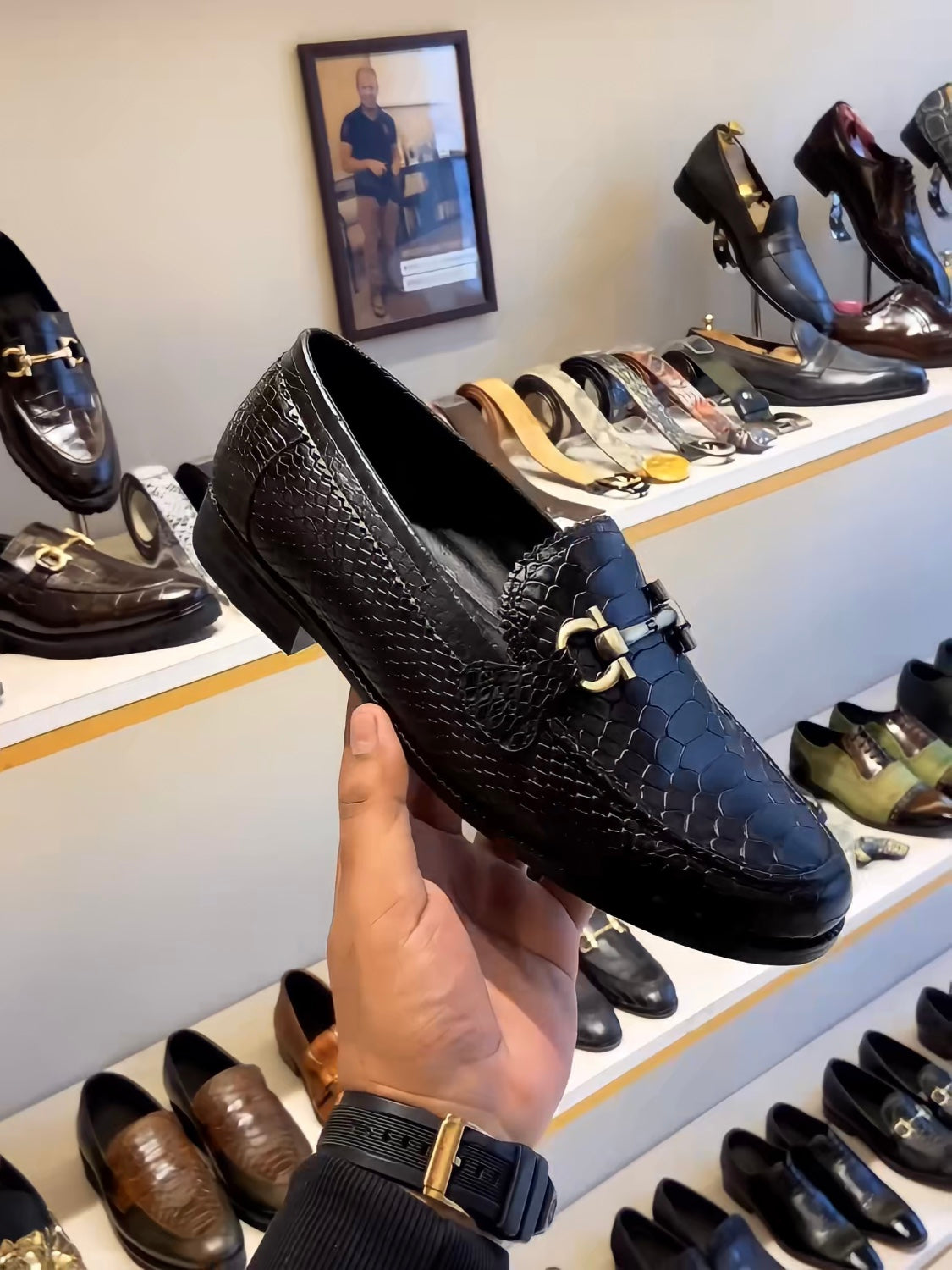 Cobra Scaled Loafers