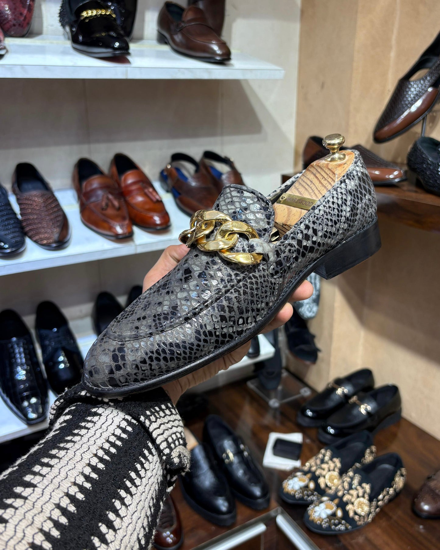 Exotic Himalayan Python Scaled Moccasins