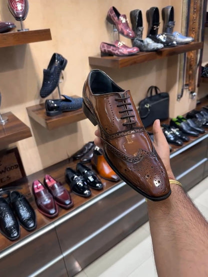 Walnut Brown Brogue Oxfords