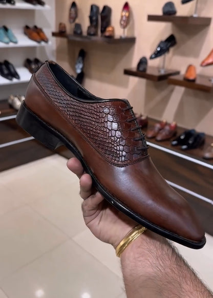 Chocolate Brown Spectator Oxfords