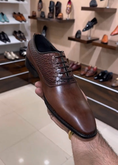 Chocolate Brown Spectator Oxfords