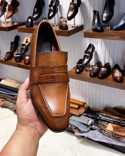 Ultra Soft Penny Loafers in Tan Shade