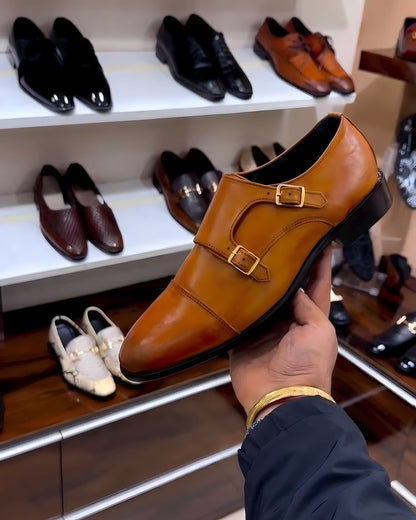 Classic Tan Monk Straps