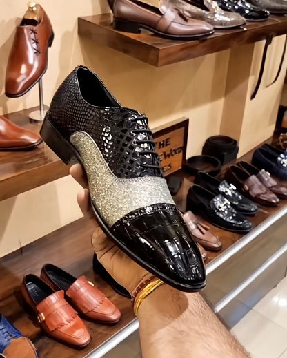 Classic Edition Tux Glitter Oxfords