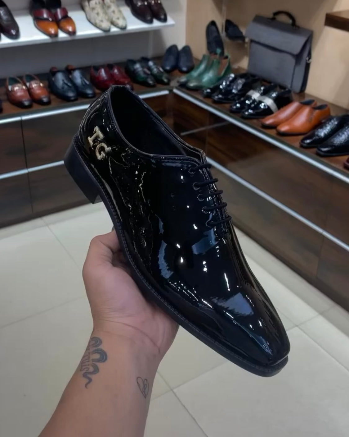 Italian Patent Leather Oxfords