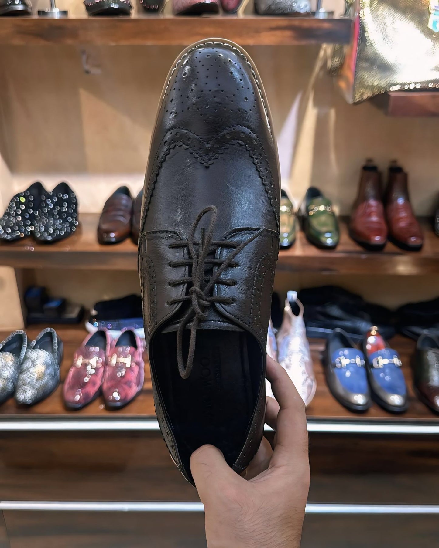 Classic Brogues in Brown Calf Leather