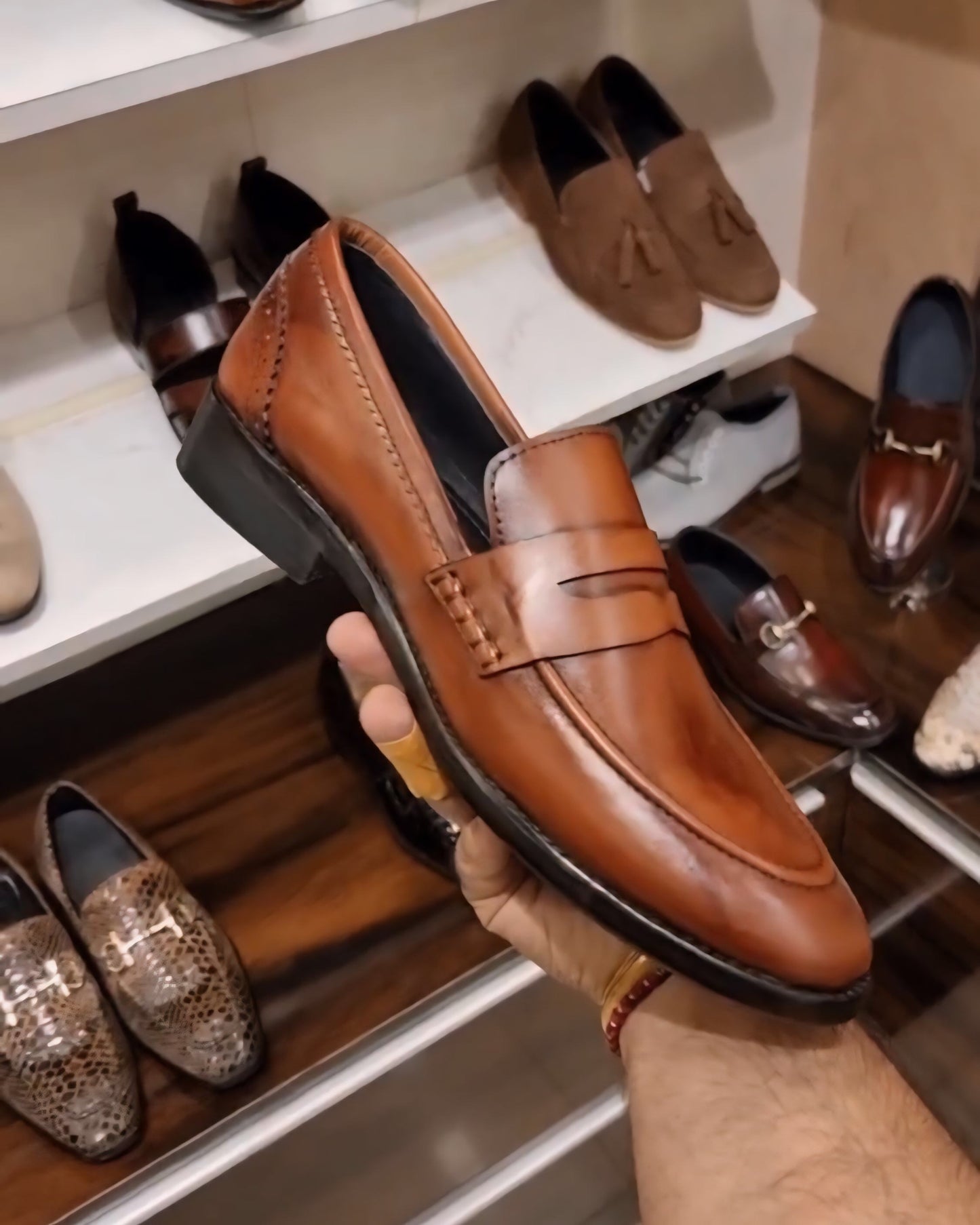 Classic Tan Penny Loafers