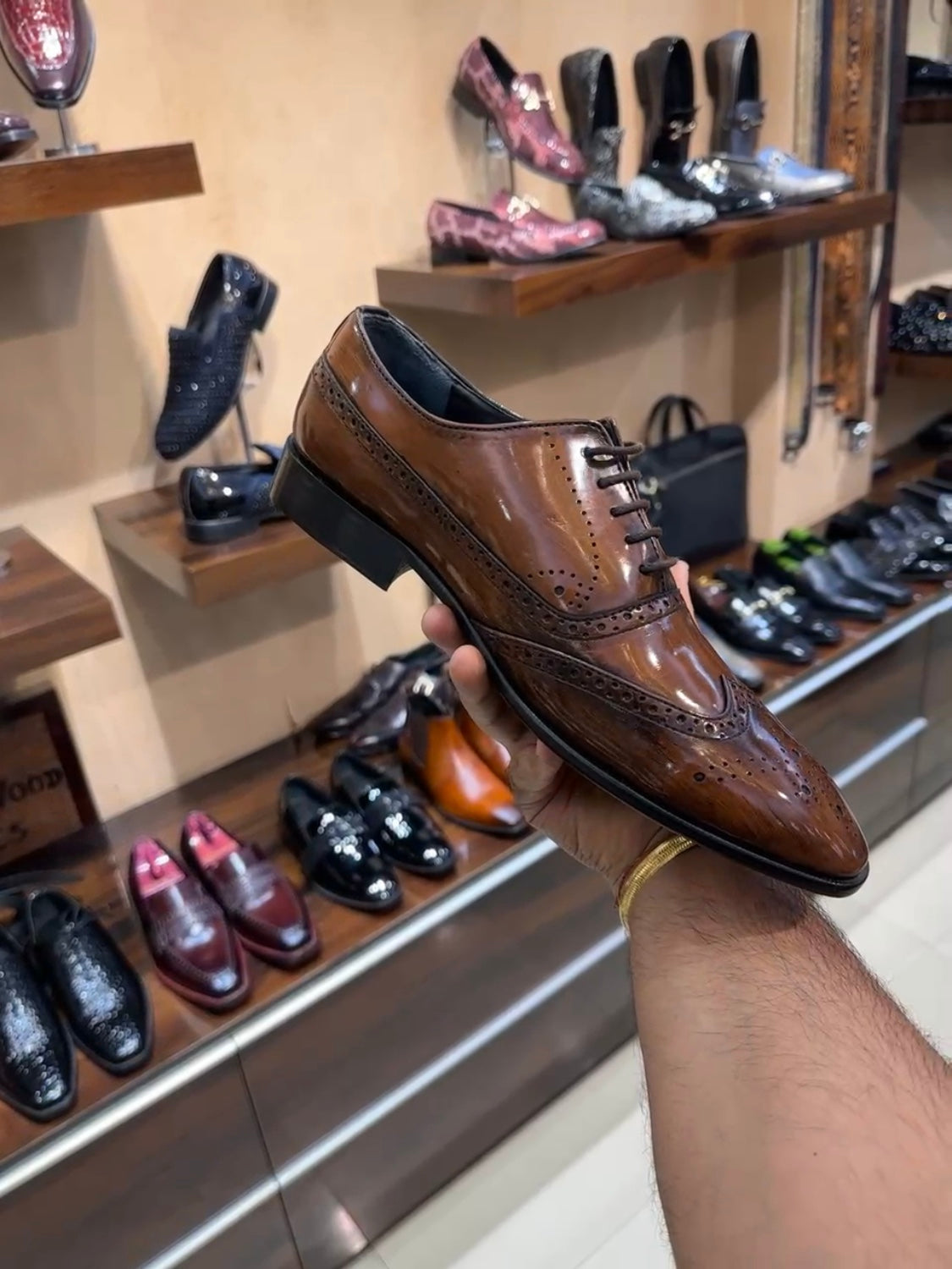 Walnut Brown Brogue Oxfords