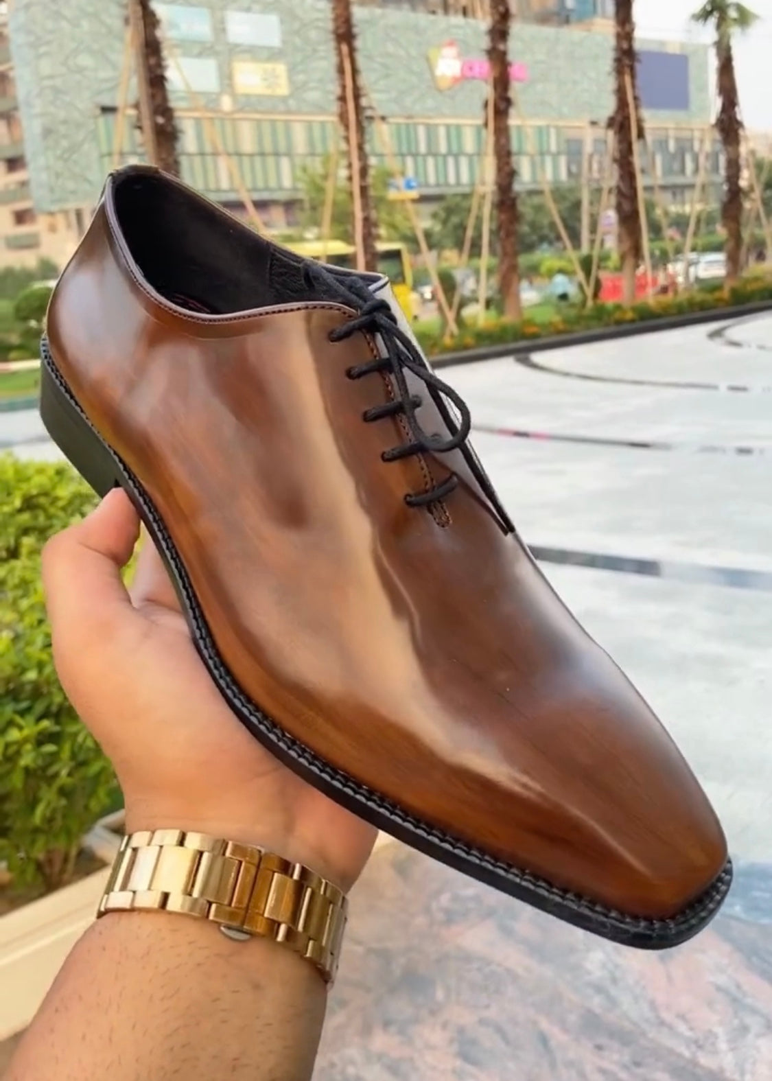 Hand-Painted Brush-Off Oxfords