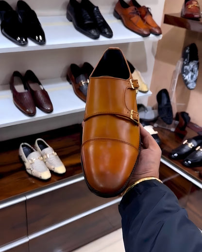 Classic Tan Monk Straps