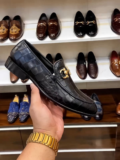 Brazillian Crocodile Moccasins